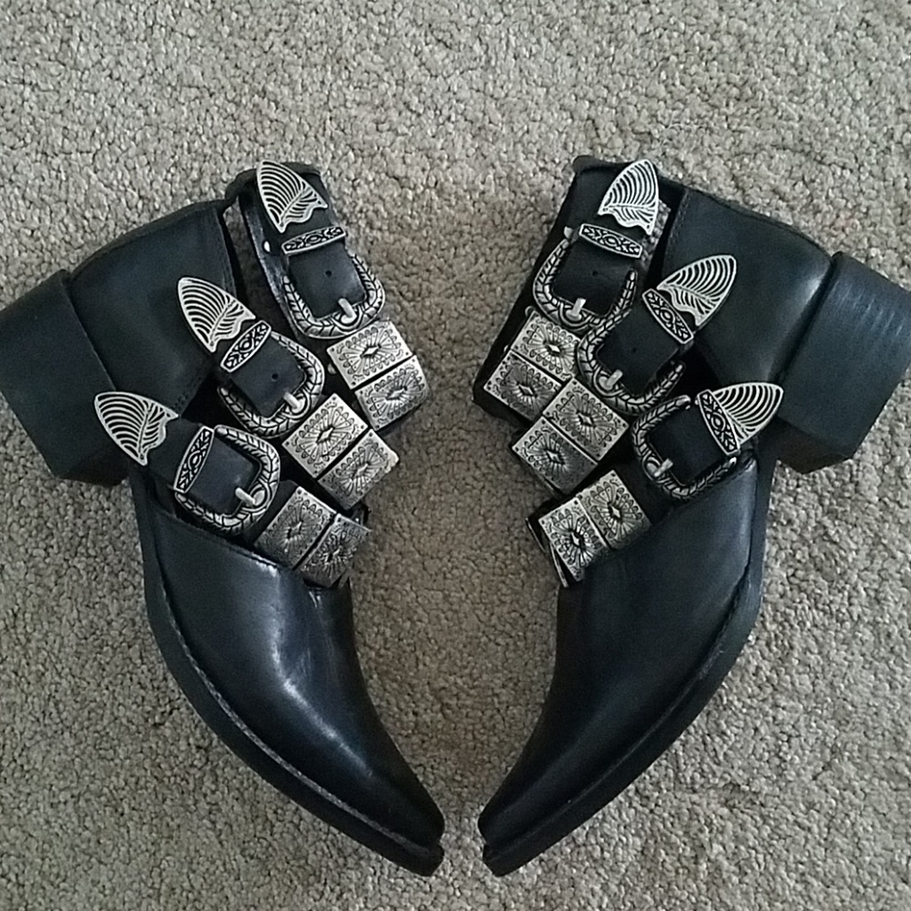 Jeffrey Campbell western Buckley bootie